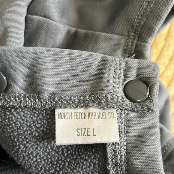North Fetch Athletics Pets Hoodie Top Size Large - Picture 9 of 9